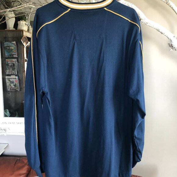 VINTAGE 90'S MEN'S LEE SPORT NOTRE DAME LONG SLEEVE EMBROIDERED LOGO MED. NWT - Picture 9 of 9